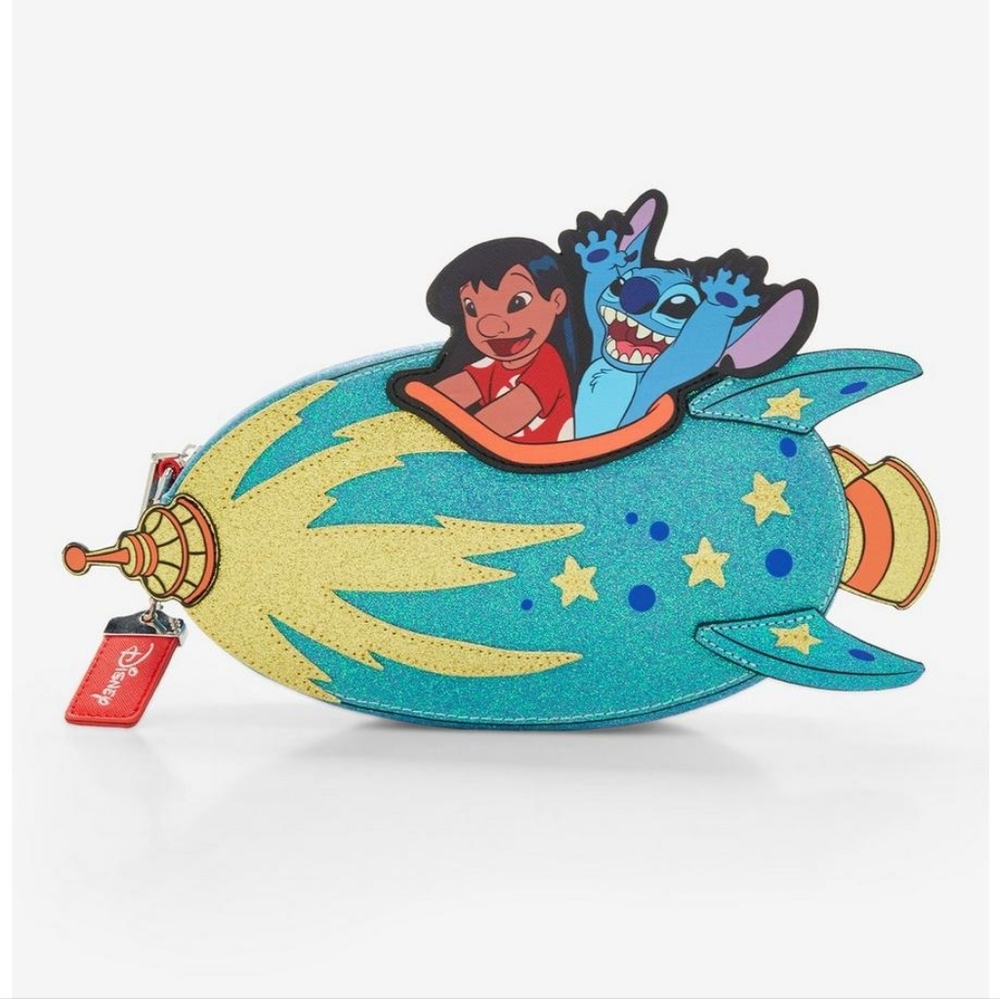 Disney Lilo & Stitch Rocket Ship Ride Crossbody Bag NWT